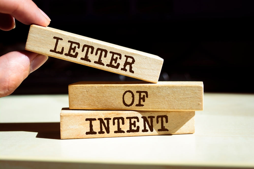 Drafting of a Letter of intent (LOI)